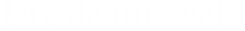 Luz de una vela